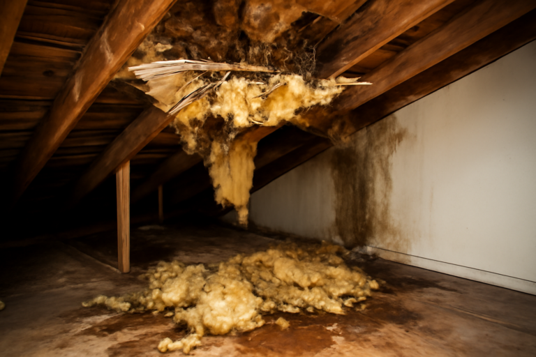 Attic Water Extraction