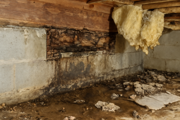 Crawl Space Water Damage Repair
