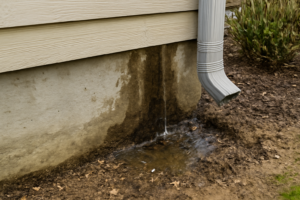 Foundation Leak Water Removal