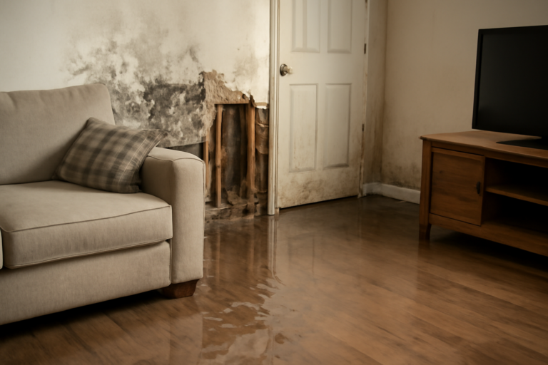 Living Room Water Removal