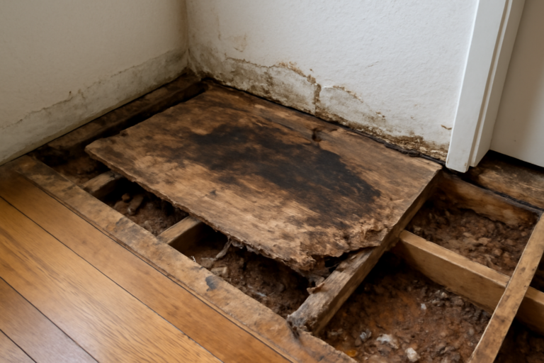 Subfloor Water Damage Repair