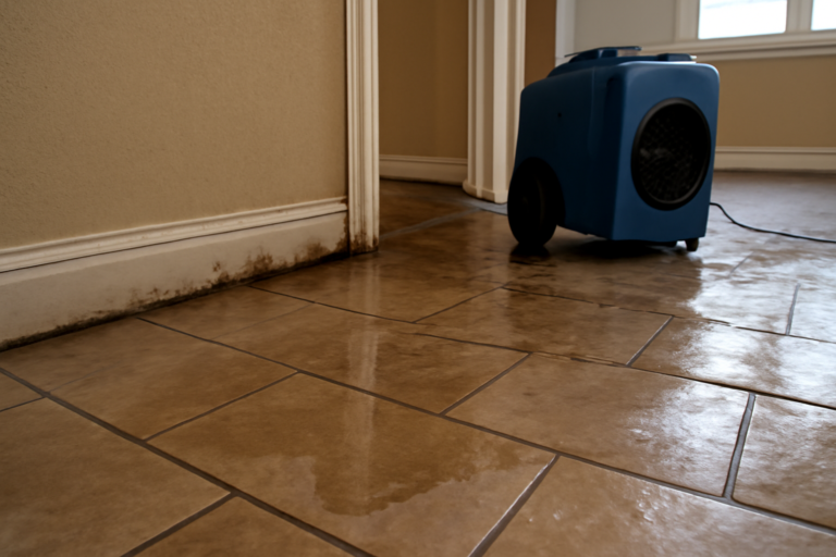 Tile Floor Water Extraction