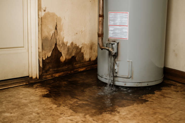 Water Heater Leak Water Removal